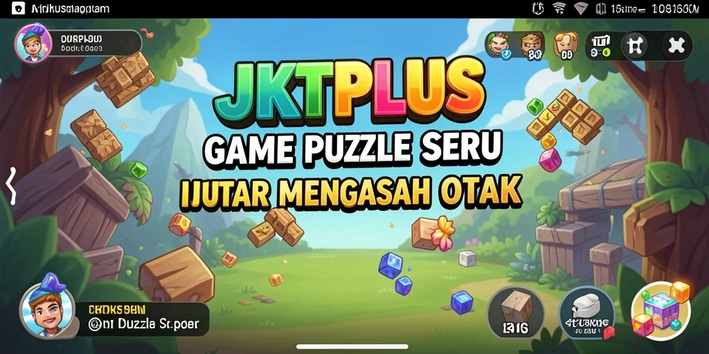 Tampilan gameplay JKTPLUS yang menarik dan penuh warna.
