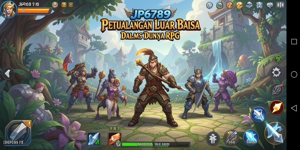 Tangkapan layar gameplay JP6789 menampilkan aksi seru di dunia RPG.