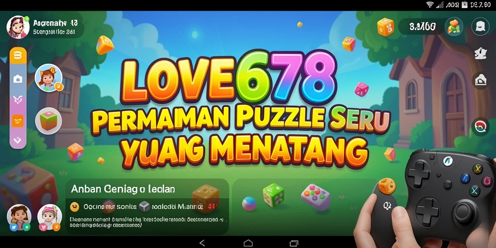 Tampilan gameplay seru dari LOVE678 dengan tantangan puzzle yang menarik.