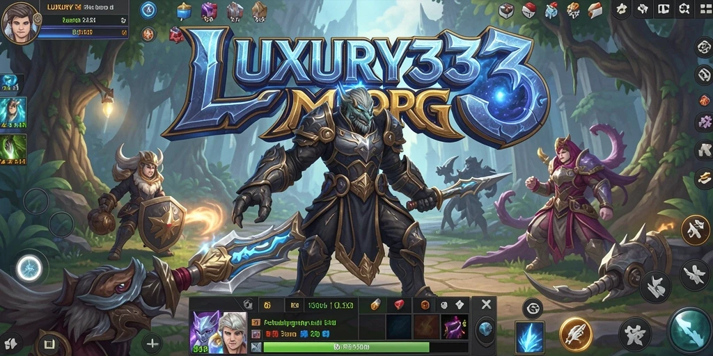 Tampilan gameplay seru di LUXURY333 yang memukau.