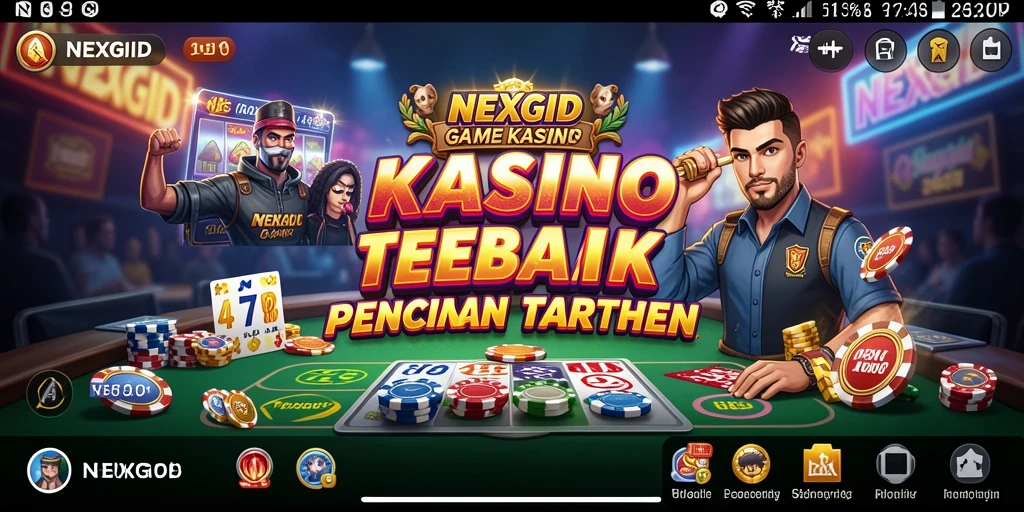 Gameplay menegangkan di NEXGID dengan berbagai permainan Kasino.