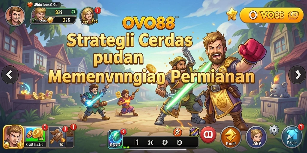 Screenshot gameplay OVO88 yang menampilkan aksi strategi seru.