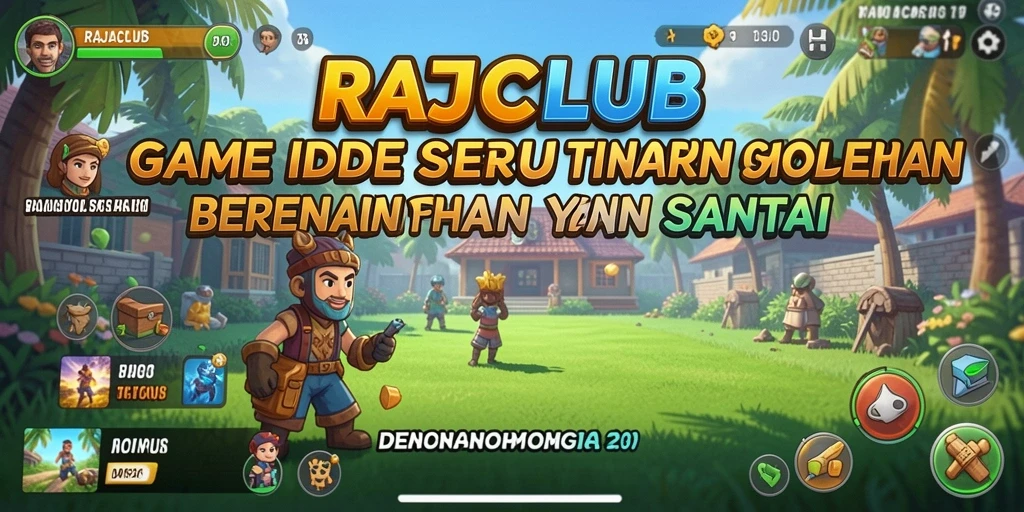 Tampilan gameplay seru dari RAJACLUB yang penuh warna dan interaksi.
