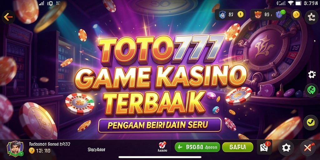 Tampilan gameplay kasino yang menarik di TOTO777.